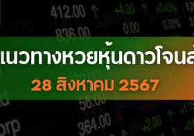 แนวทางเลขเด็ดหวยหุ้นดาวโจนส์ประจำวันที่ 28 สิงหาคม 2567